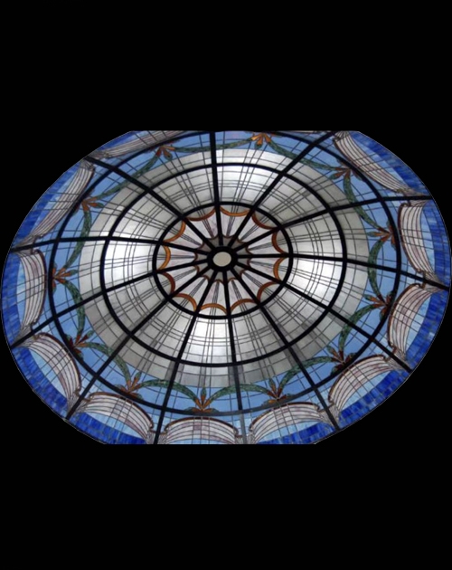 中卫艺术彩色玻璃穹顶