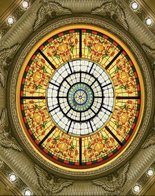 哈密教堂穹顶玻璃